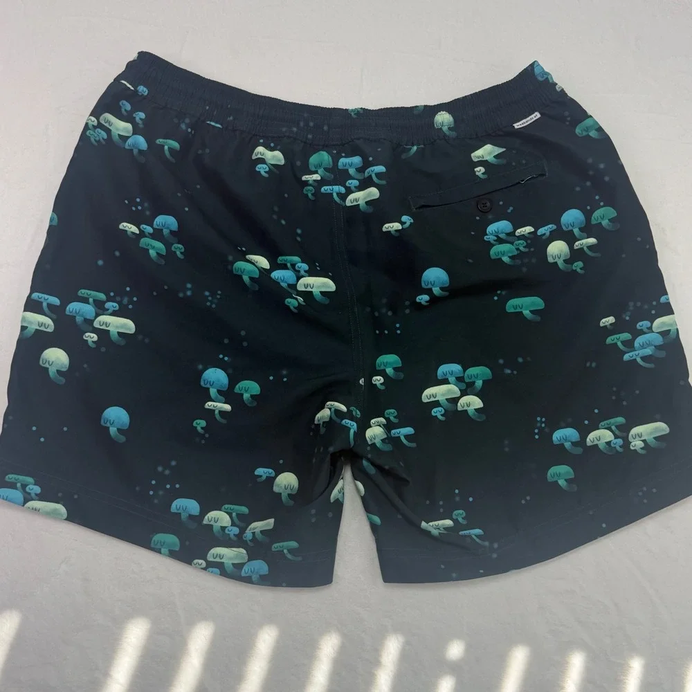 Weekends At Mushroom Print  Swim Trunks‎ Large